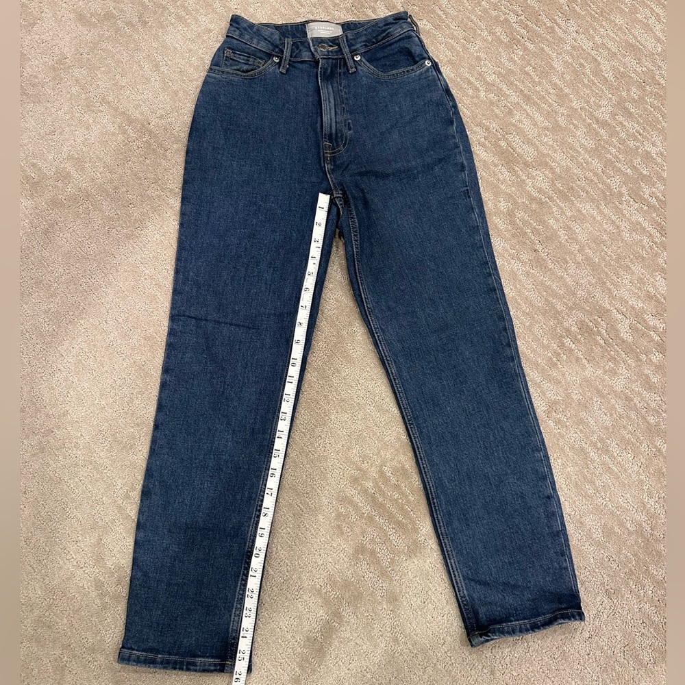Everlane Size 23 Curvy Cheeky Cropped Denim - Organic Cotton